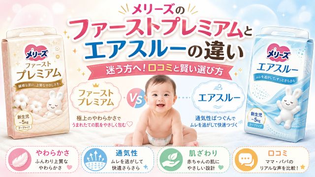 メリーズのファーストプレミアムとエアスルーの違いで迷う方へ！口コミと賢い選び方