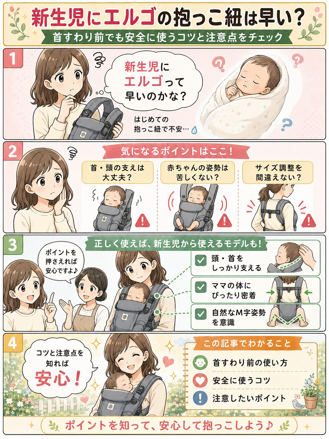 この記事の紹介をする4コマ漫画