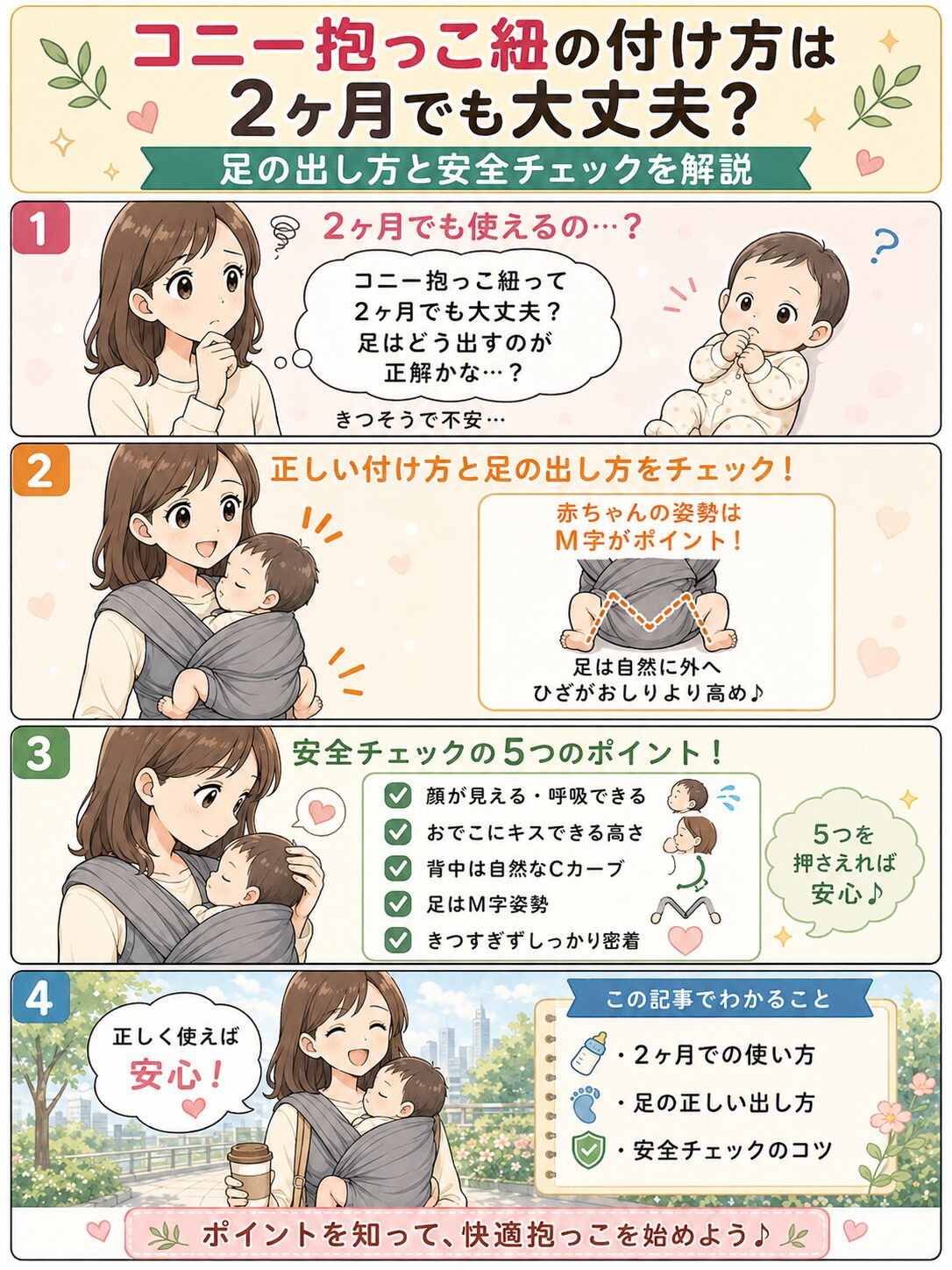 この記事の紹介をする4コマ漫画