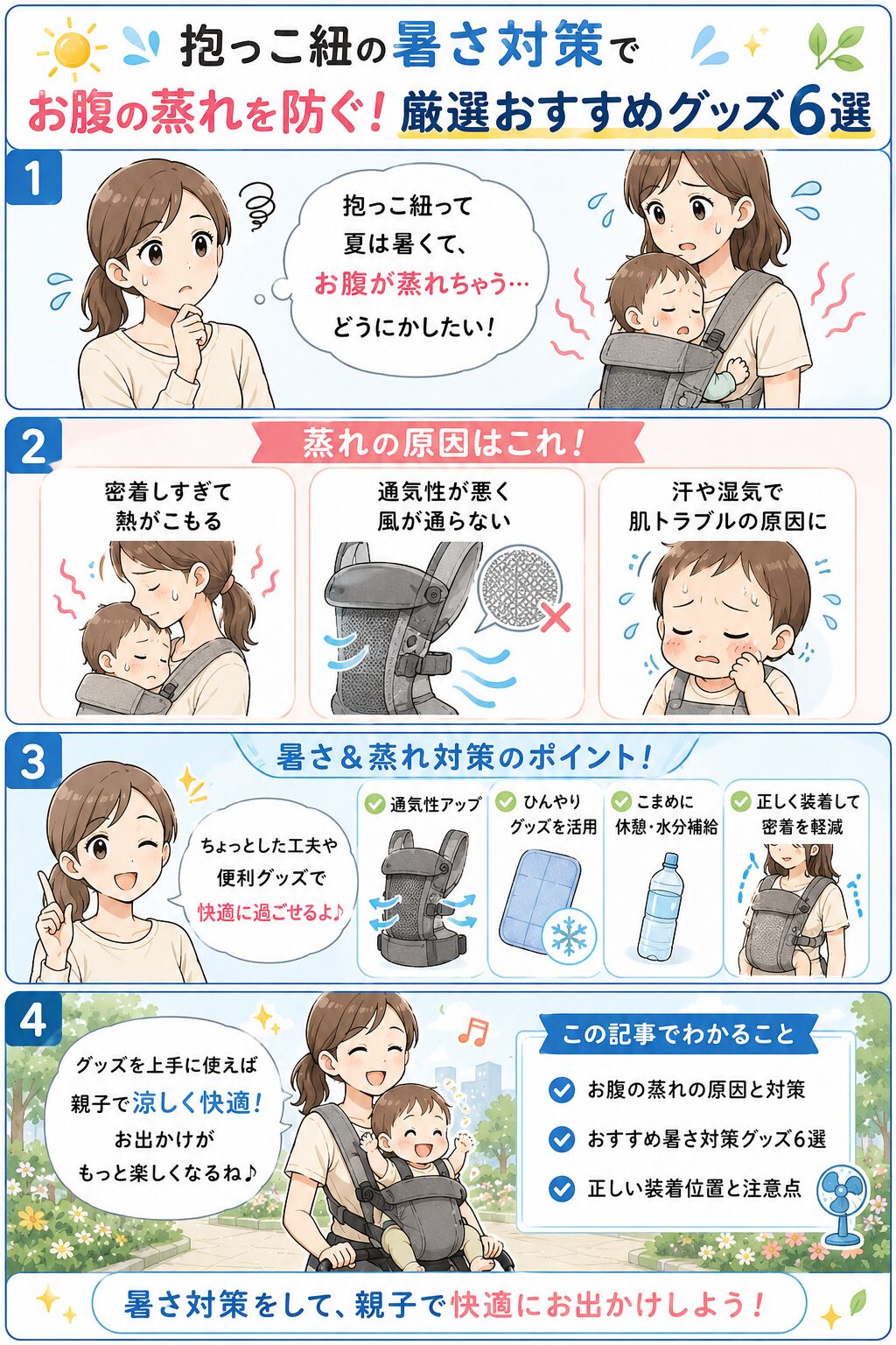 この記事の紹介をする4コマ漫画