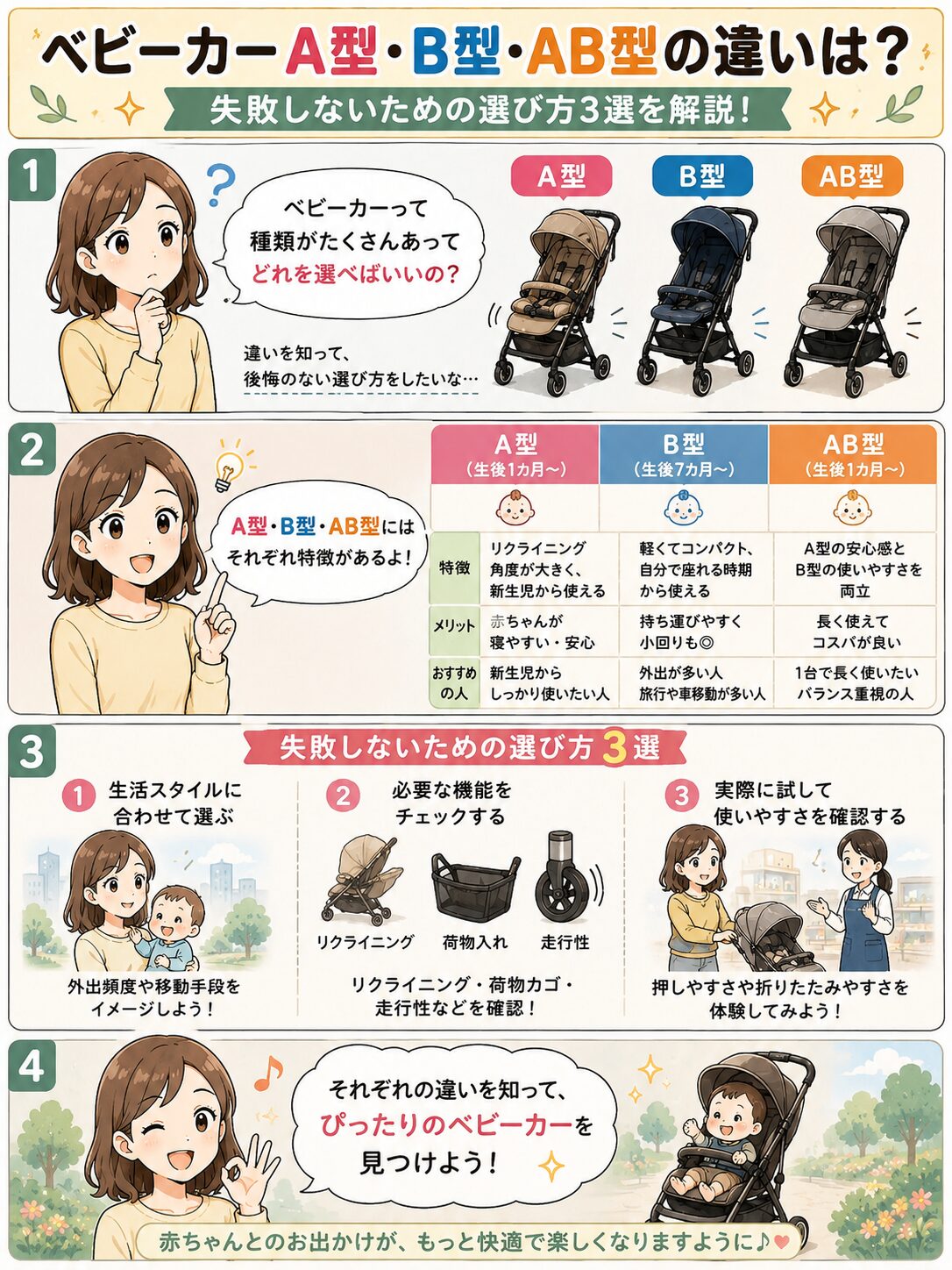 この記事の紹介をする4コマ漫画